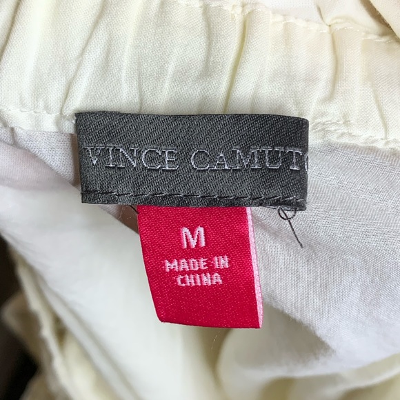 NWOT Vince Camuto Eyelet Cold Shoulder Blouse - Picture 14 of 15